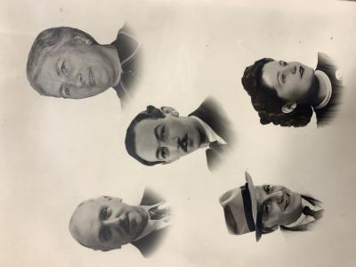 RG-119.20 Photographs for Identification Papers of Betty's Family, Israel and Sanna Hamel, Jacob Corper, Israel and Hertl Corper, Hilversum, 1940.JPG
