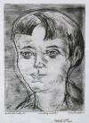 RG-14.21.03, Byron Randall, Jewish Child, Lodtz, 1947, Lino etching